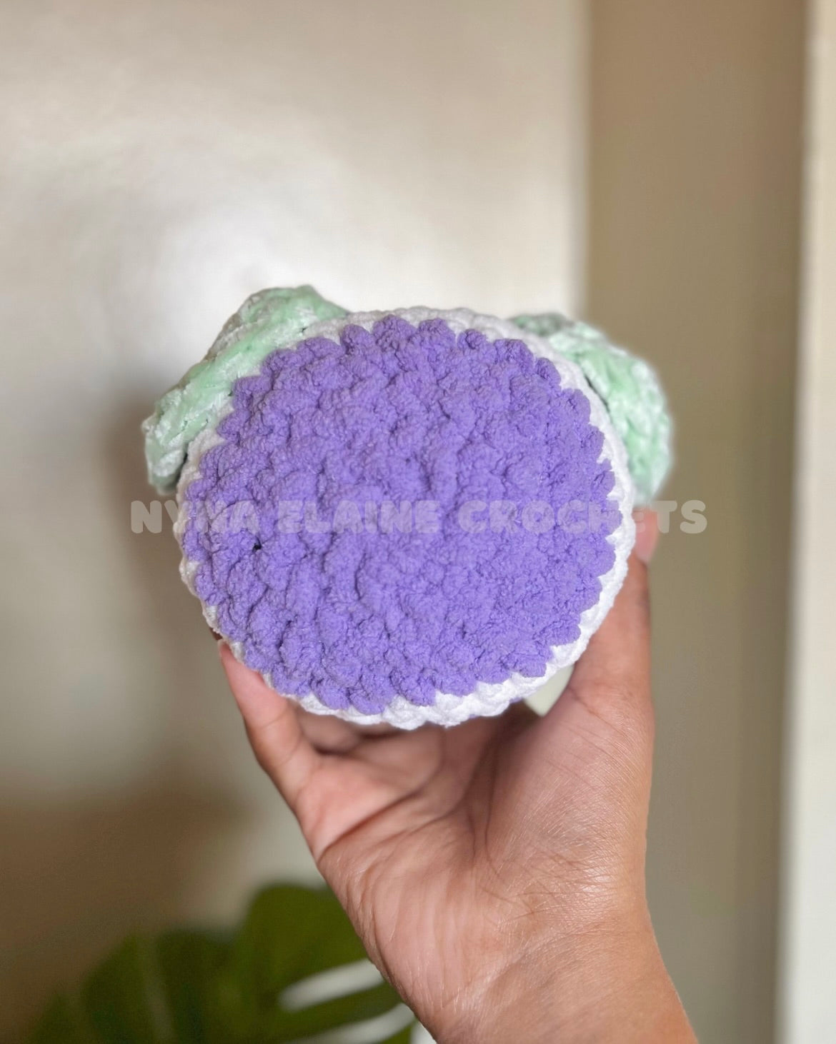 Grape Medium Size crochet Bee Plushie