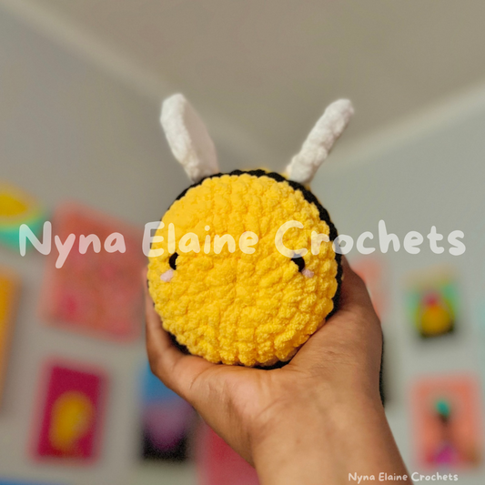 Yellow Bee Medium Bee Plushie