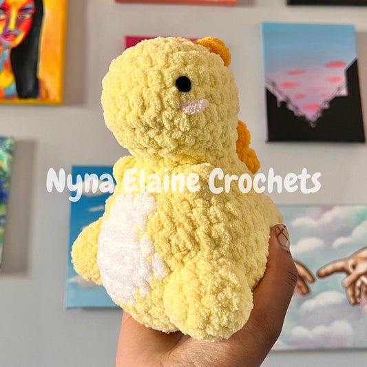 Small Yellow Dino Plushie