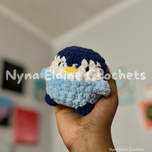 Mini Penguin Plushie Blue