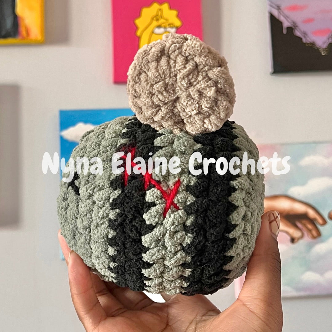 Zom-bee Medium Crochet Bee Plushie