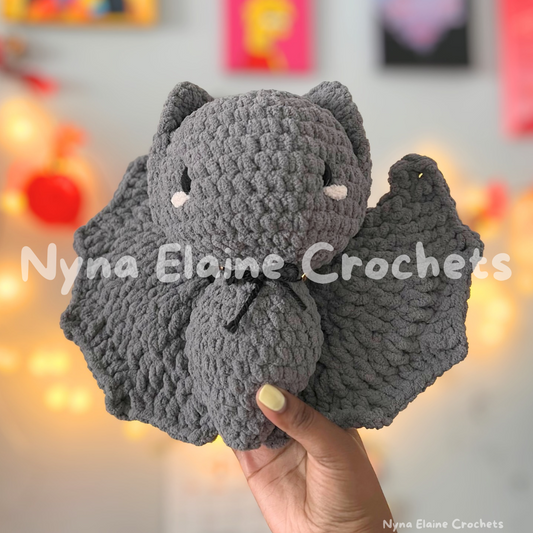 Large Grey Bat Plushie