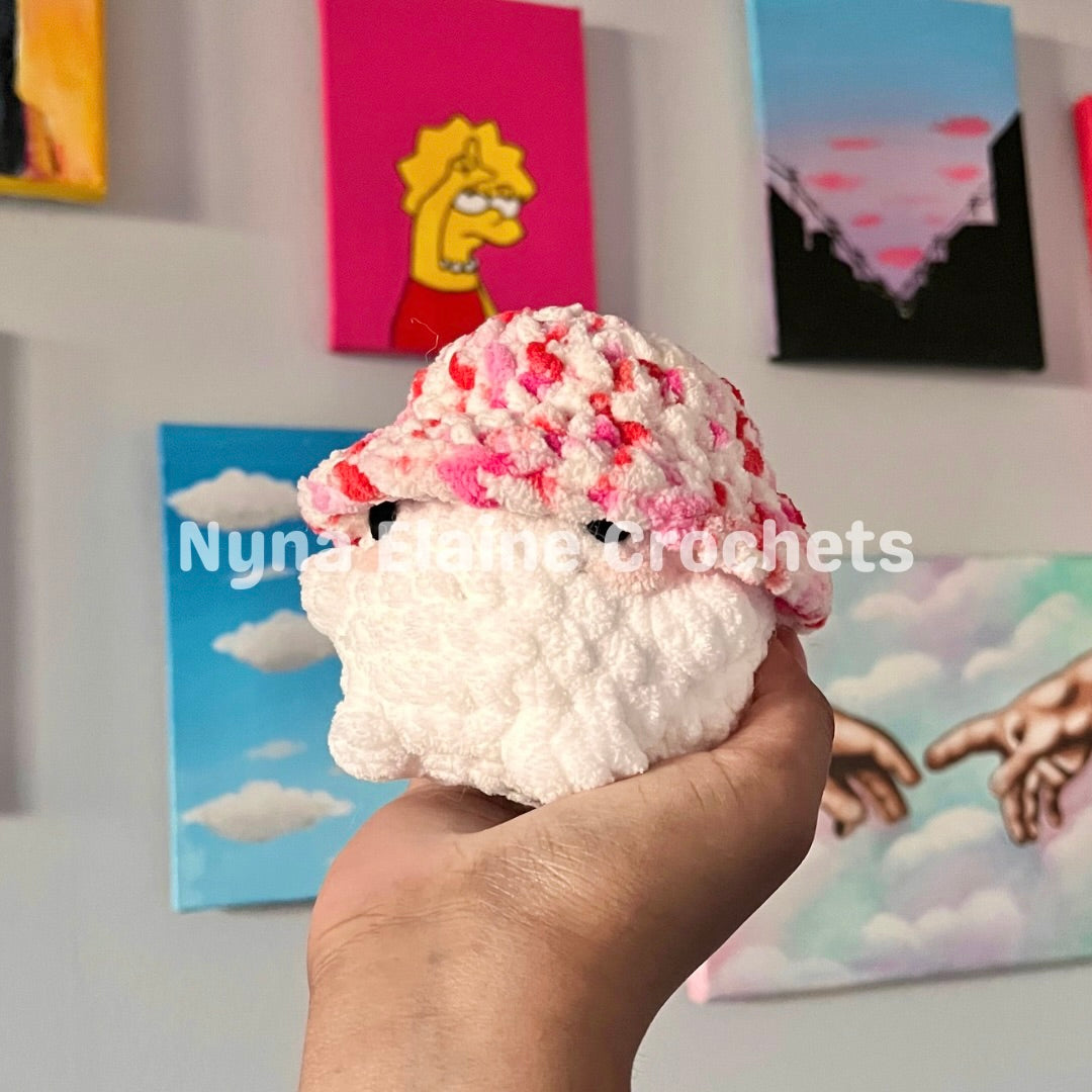 Multi Pink Mushroom Plushie