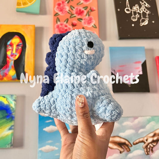 Blue Dino Plushie