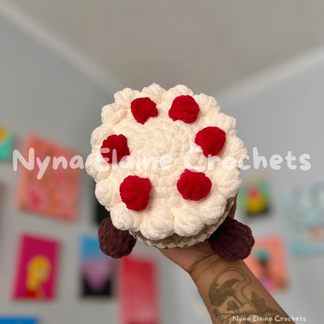 Chocolate Cake Crochet Plushie