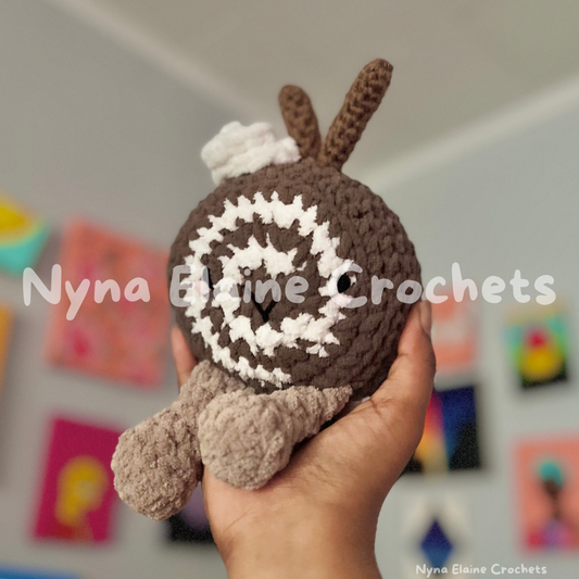 Large Chocolate Cake Roll Plushie