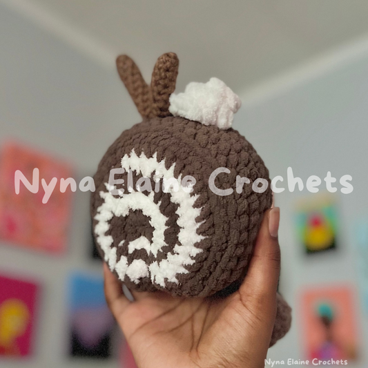 Large Chocolate Cake Roll Plushie