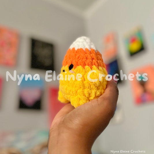 Candy Corn Serious Plushie