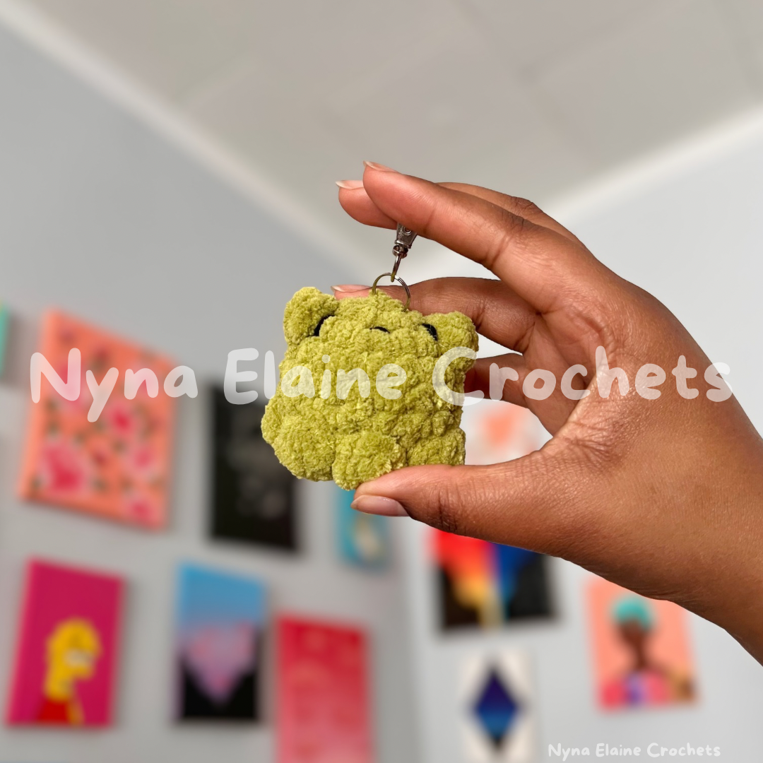Froggy Keychain Olive Green (1 pcs)