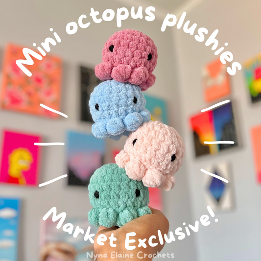 Mini octo plushie