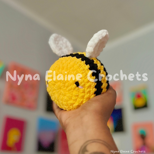 Yellow Bee Medium Bee Plushie
