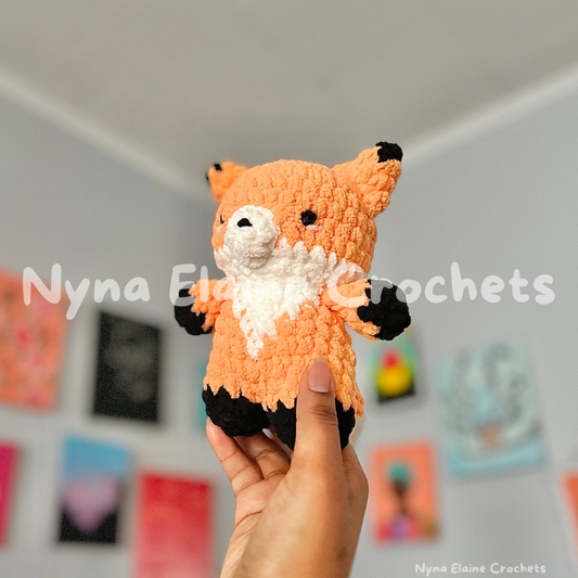 Orange Fox Crochet Plushie