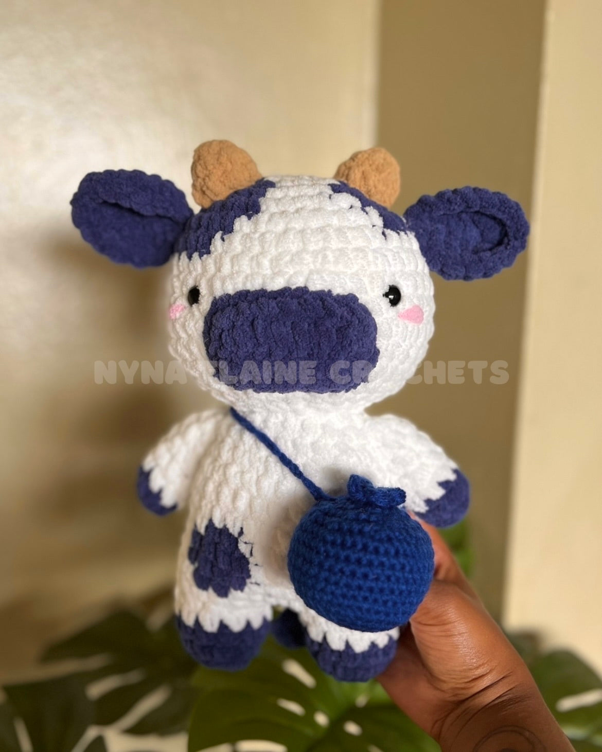 Blueberry Cow retailer Crochet Plushie