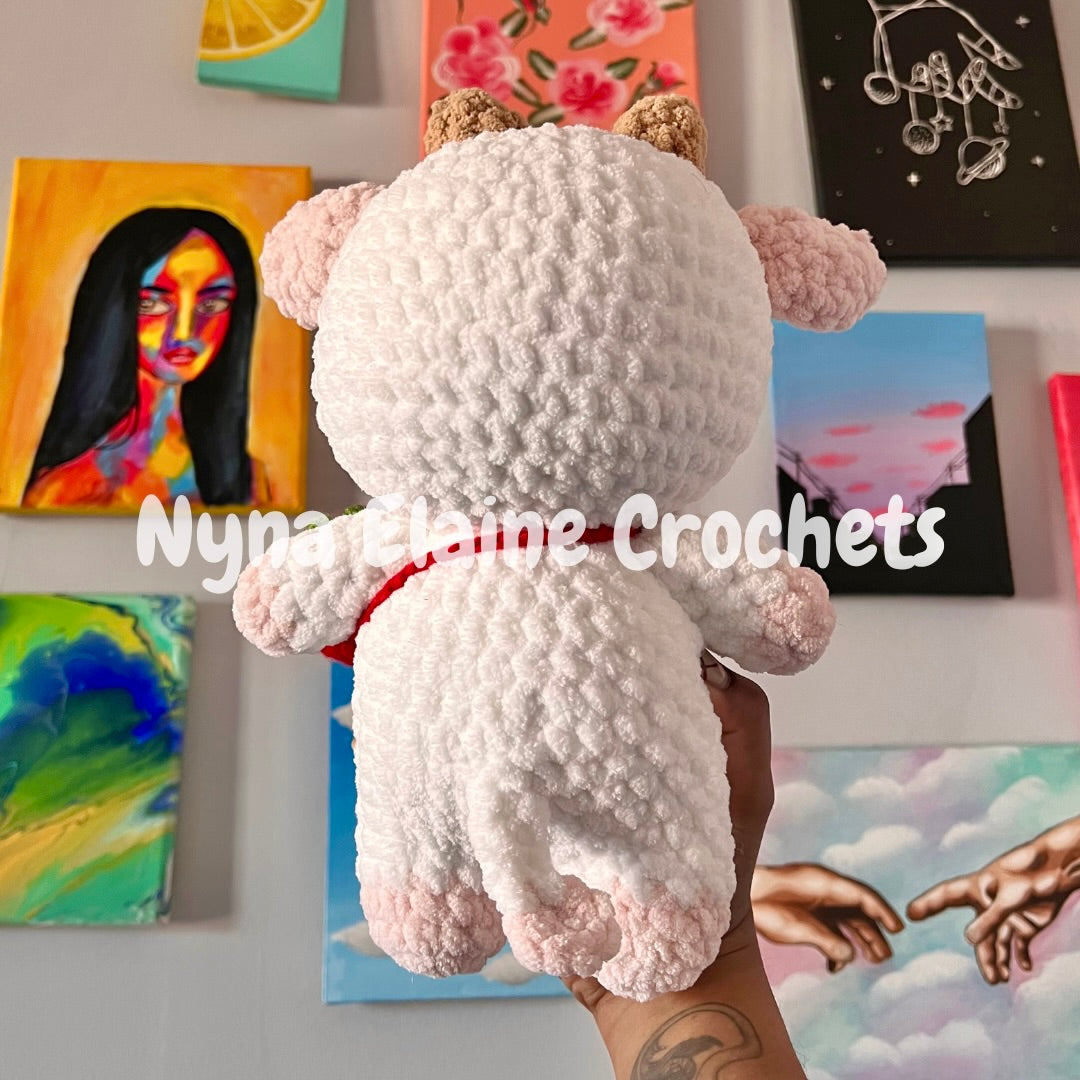 Strawberry Cow Plushie