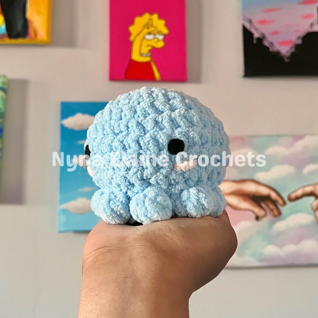 Blue Octopus Plushie