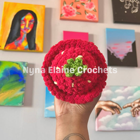 Strawberry Mushroom Plushie (Red)