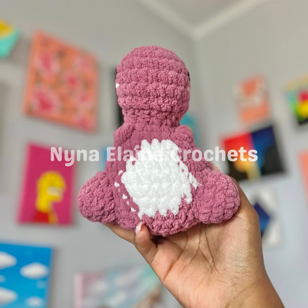 Purple Dino Plushie