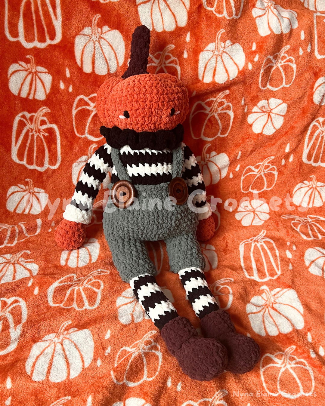Large Pumpkin Guy Plushie