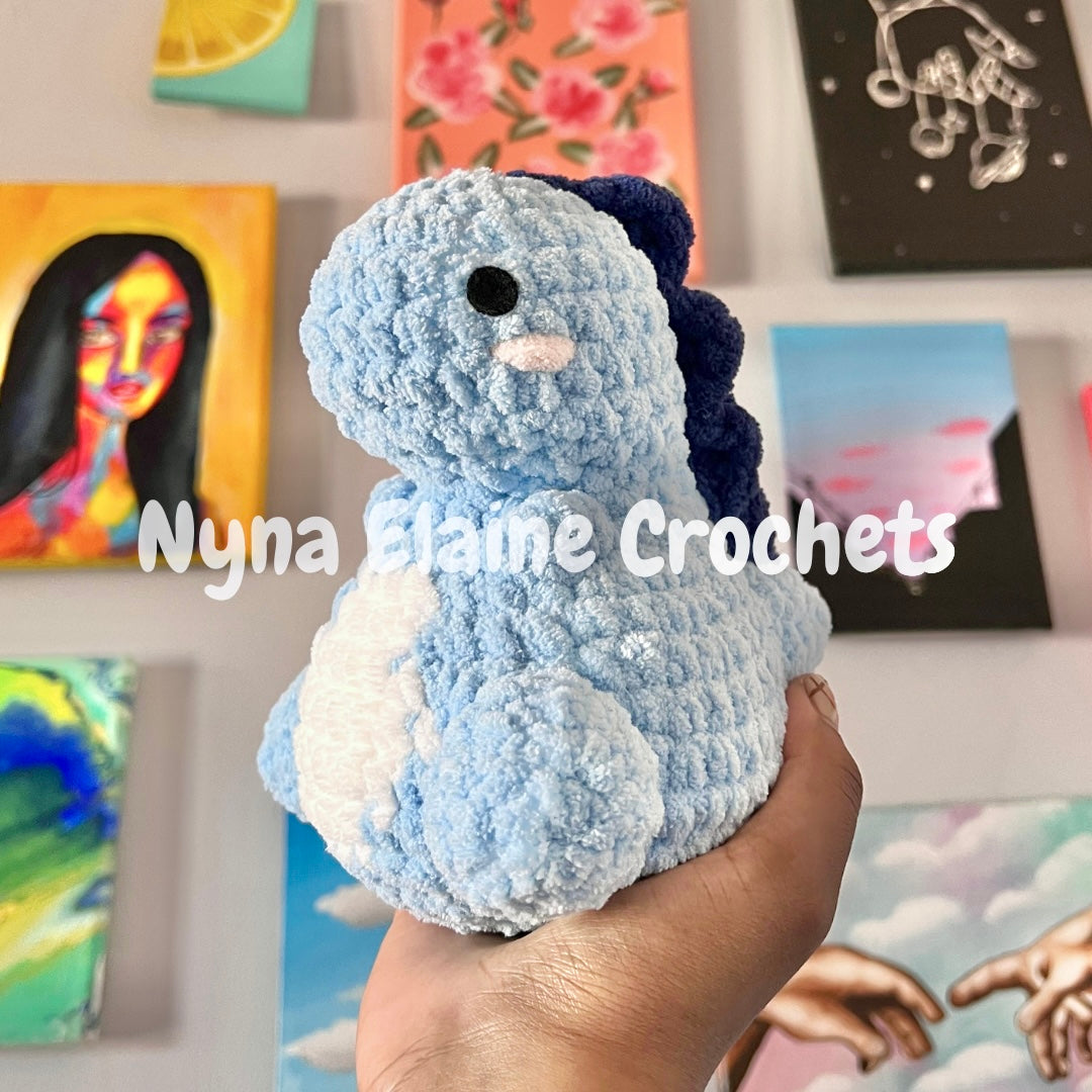 Blue Dino Plushie