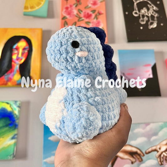 Blue Dino Plushie