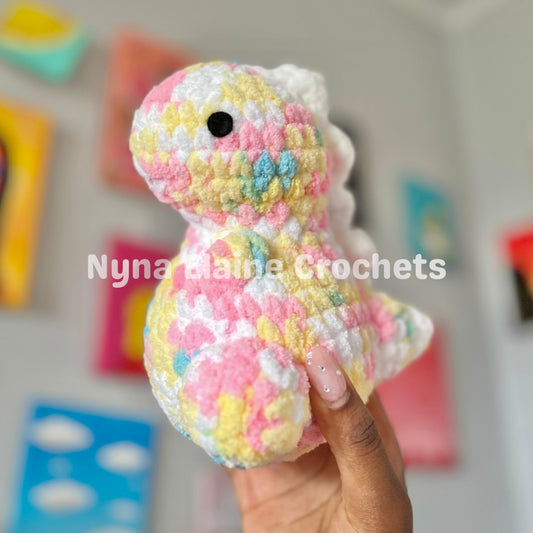 Cotton Candy Dino Plushie