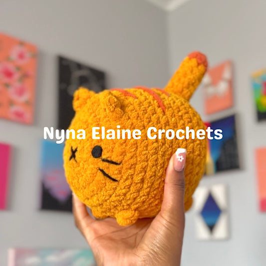 Loaf Cat Plushie Orange