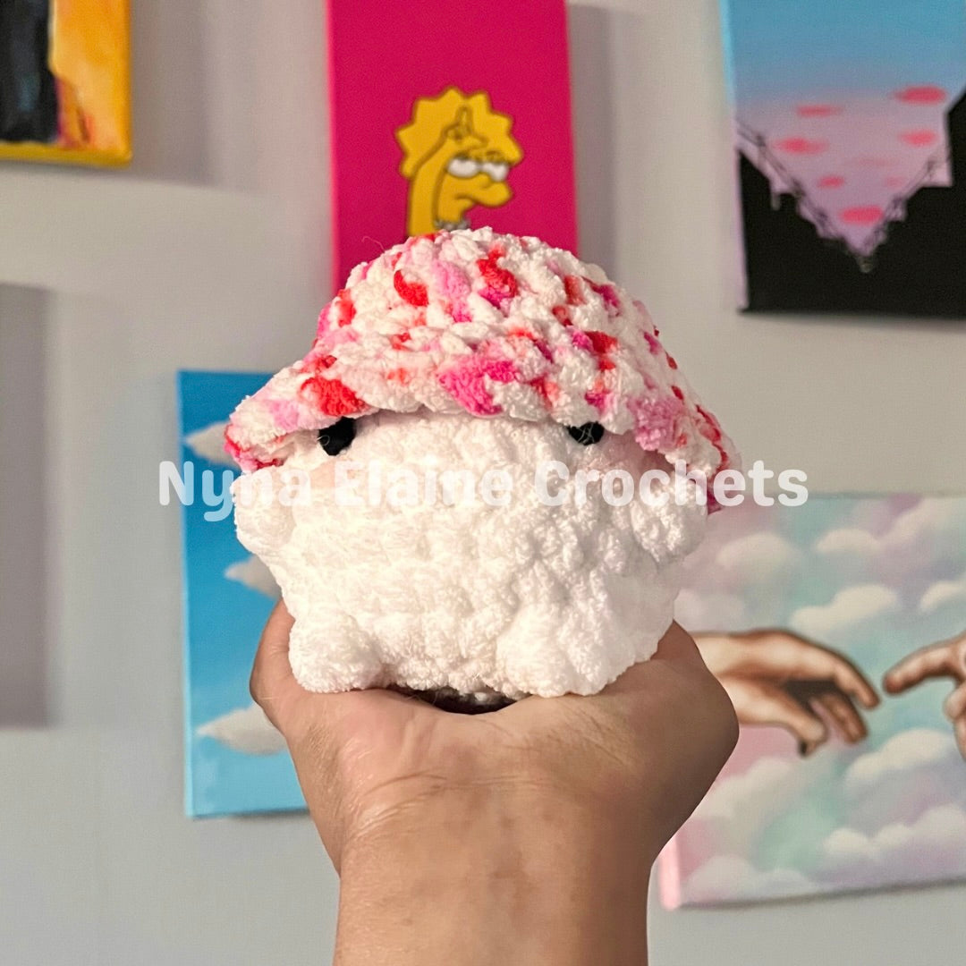 Multi Pink Mushroom Plushie