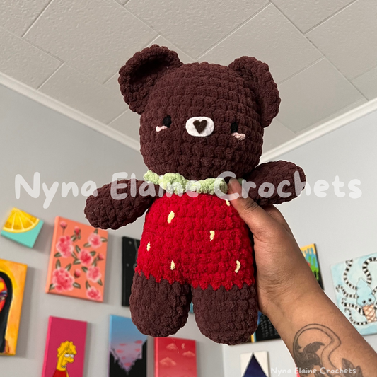 Strawberry Bear Plushie