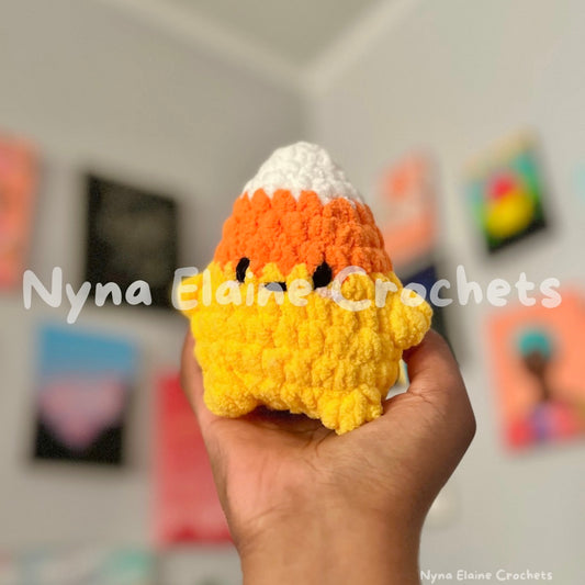 Candy Corn Serious Plushie
