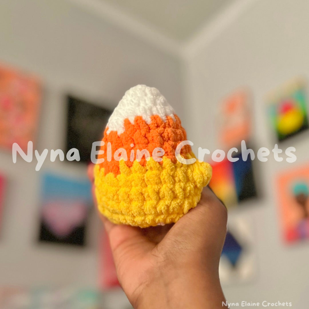 Candy Corn Serious Plushie