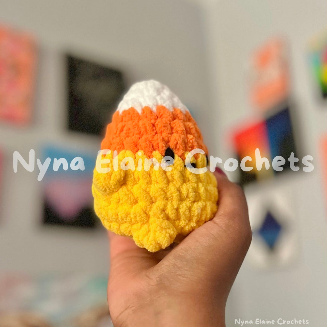Candy Corn Serious Plushie