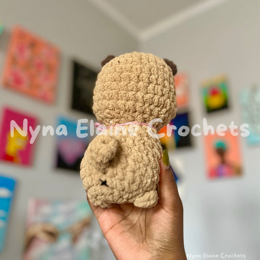 Pug Sitting Puppy Plushie