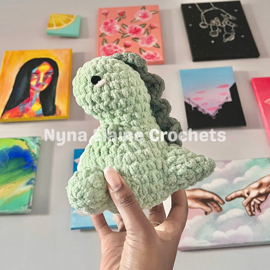 Green Dino Plushie