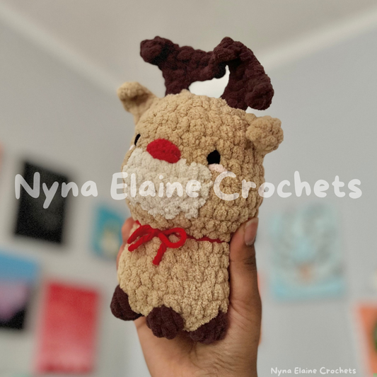 Medium Tan Deer Plushie