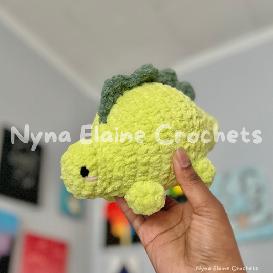 Green Steggie Dino Plushie