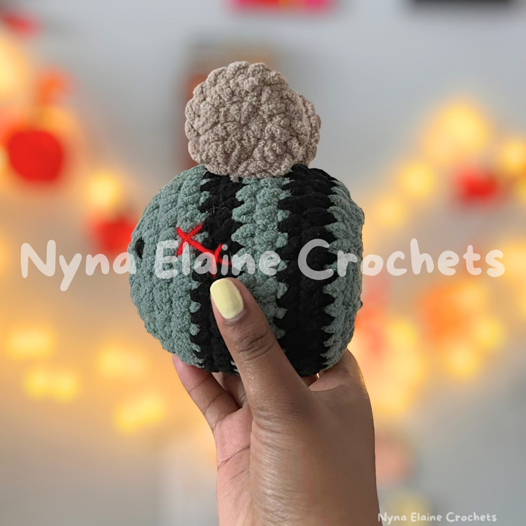 Zom-bee Medium Crochet Bee Plushie