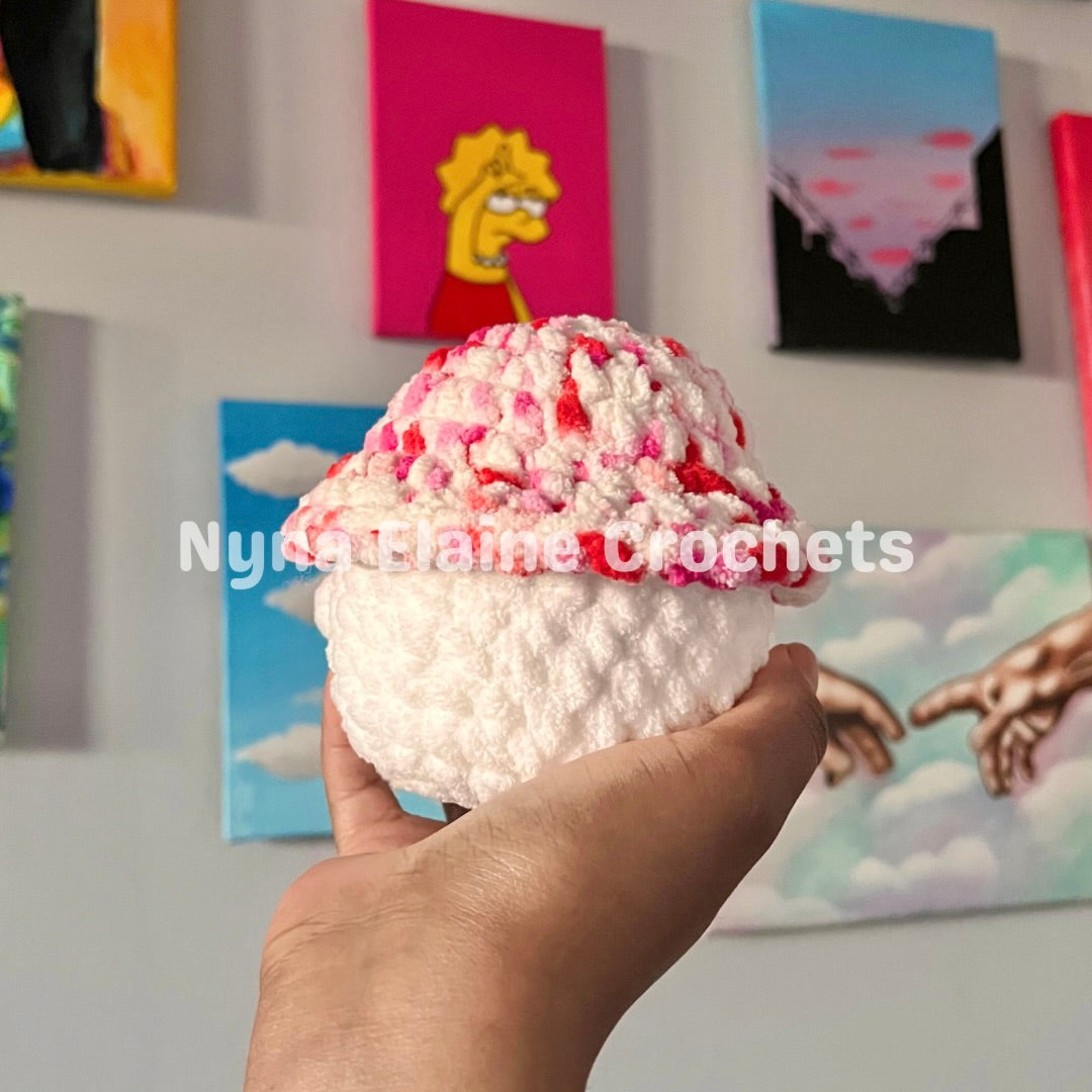 Multi Pink Mushroom Plushie