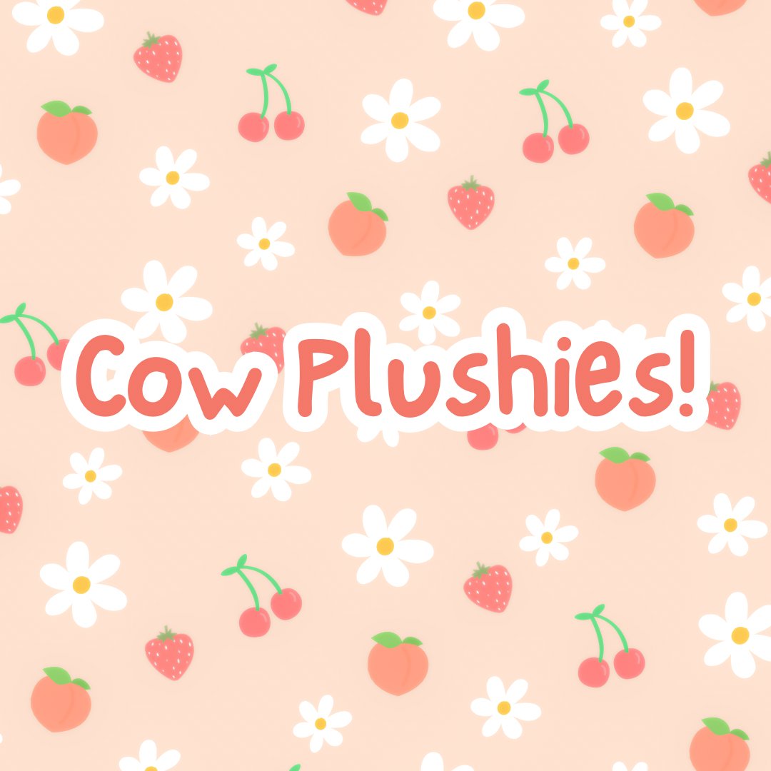 Crochet Cow Plushies