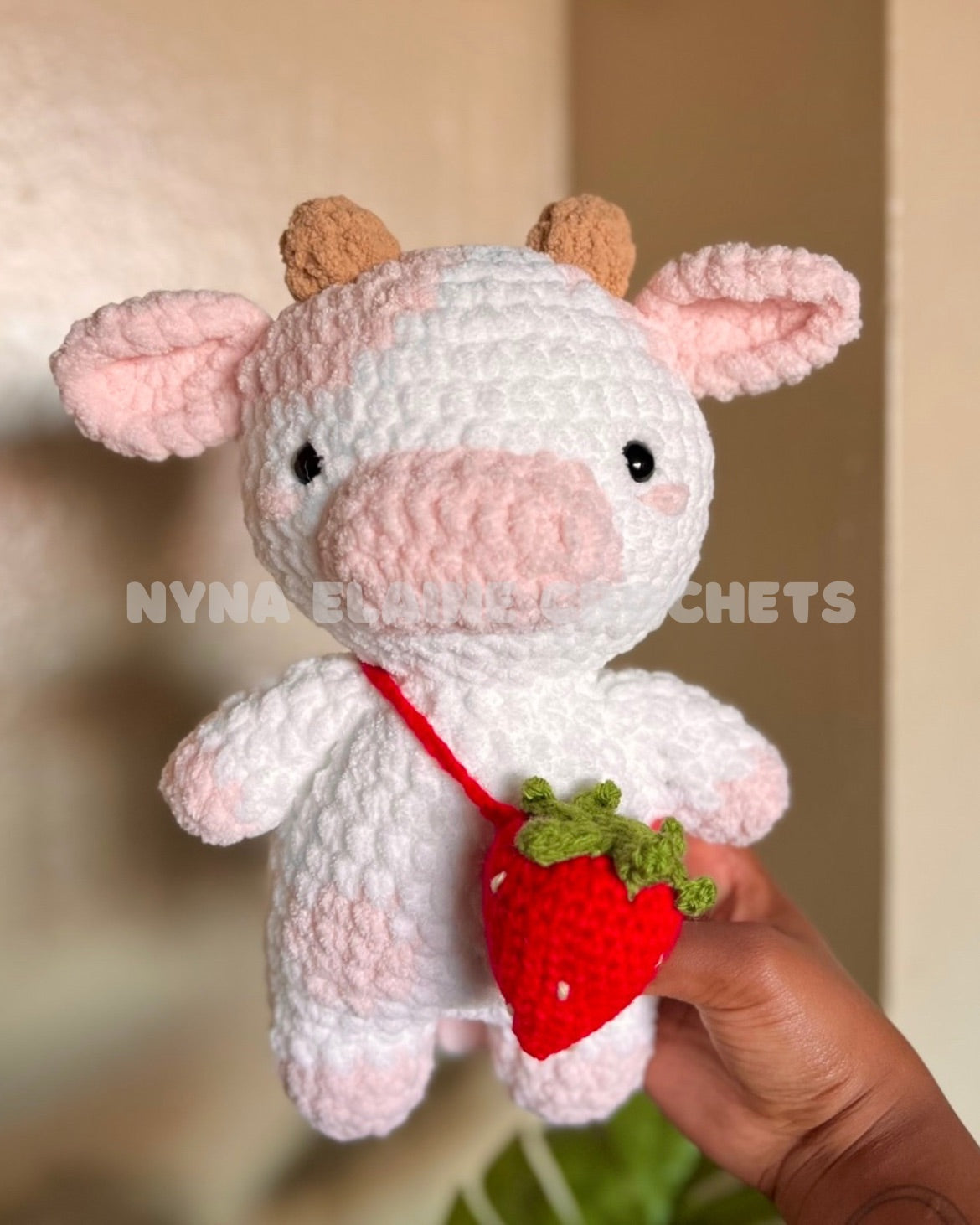 Crochet Squishmallow Cow, Sunflower, Mooshroom, Rose Themed Cows, Cute  Stuffed Animal, Amigurumi - Needlecrafts & Yarn