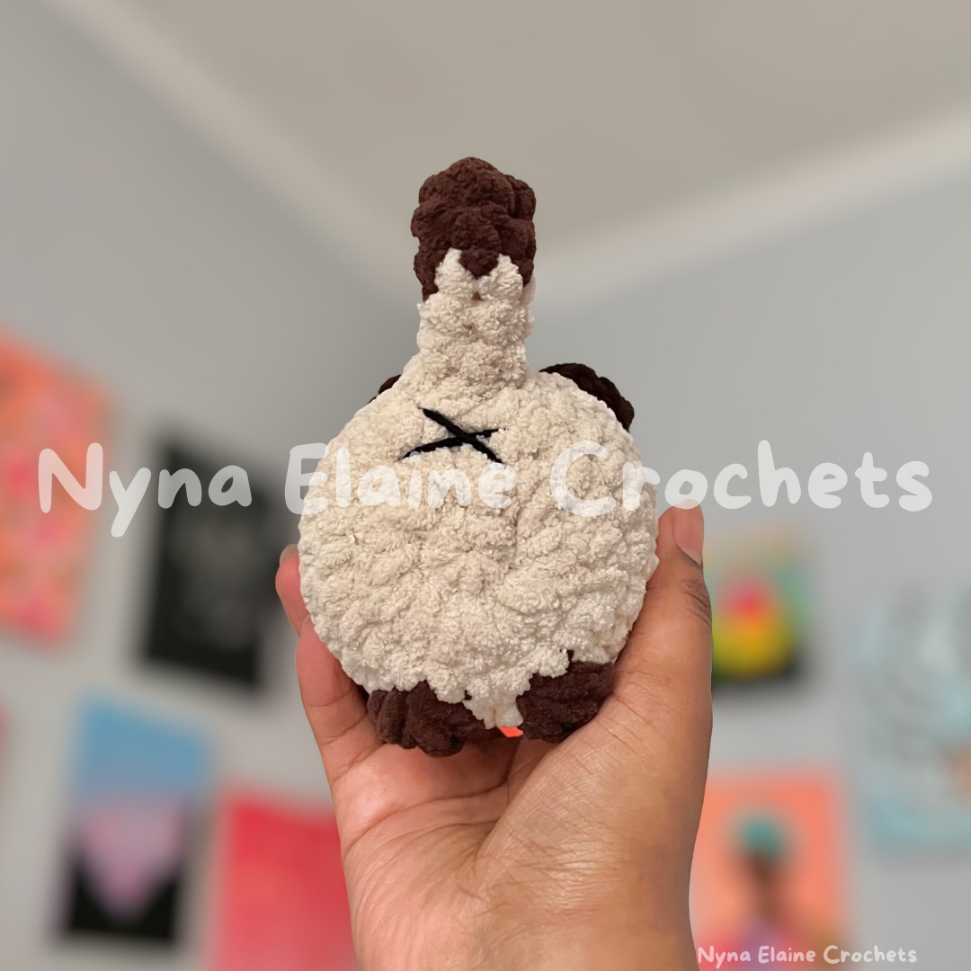 Loaf Kitten Crochet Plushie Siamese