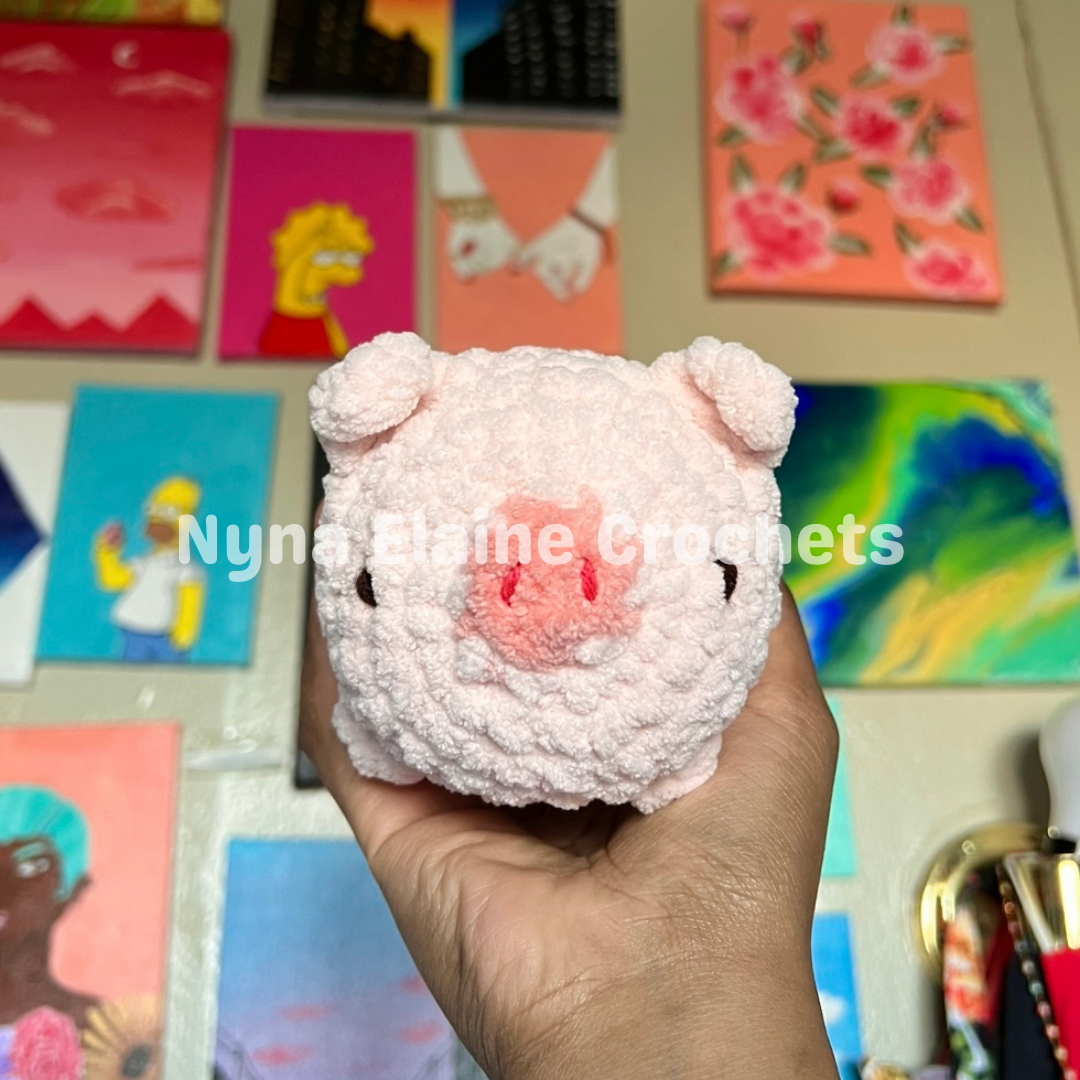 Pink Piggy Plushie