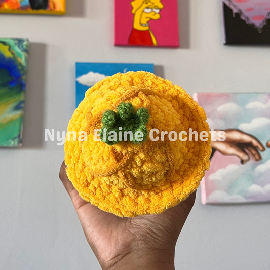 Pineapple Crochet Amigurumi Mushroom Plushie