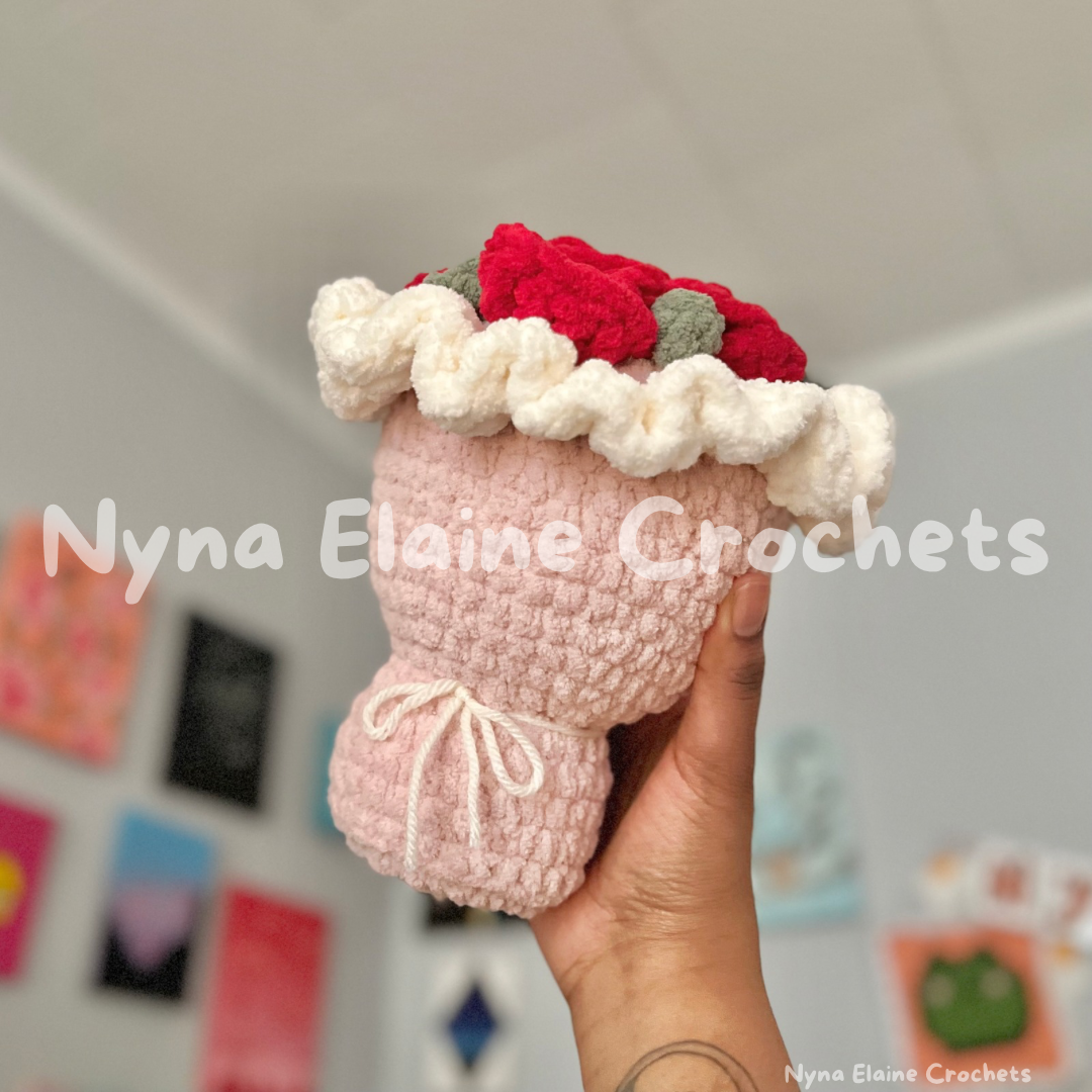 Red Rose Bouquet Plushie