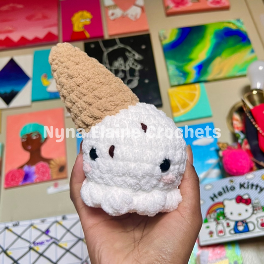 Vanilla Chocolate Chip Ice Cream Plushie