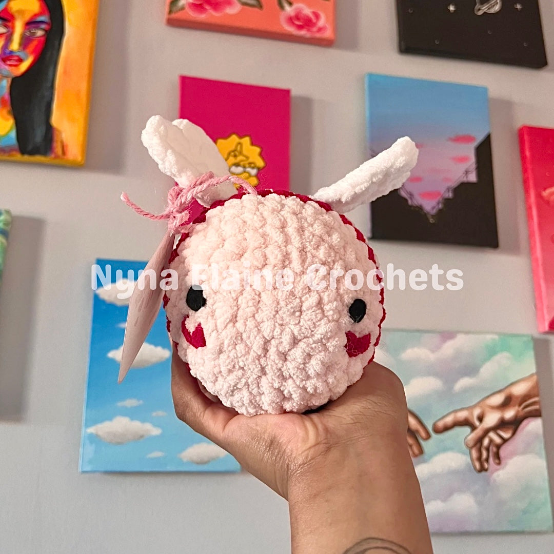 Pink Valentines Day Bee Plushie