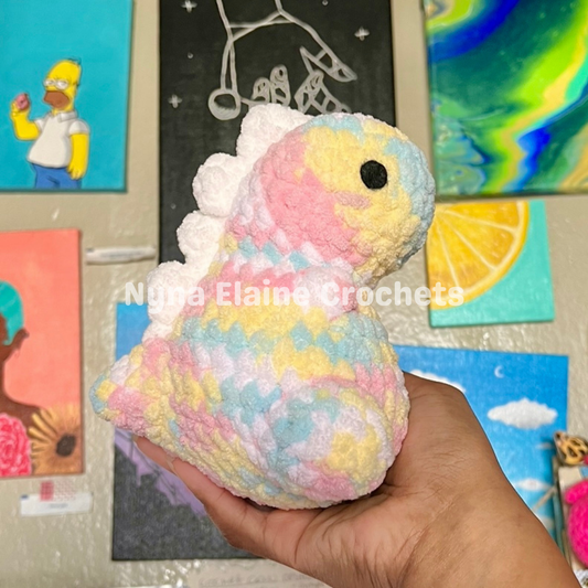 Cotton Candy Dino Plushie