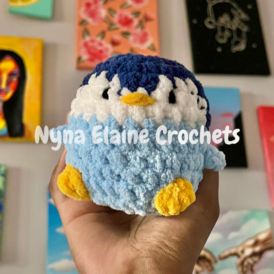 Mini Penguin Plushie Blue