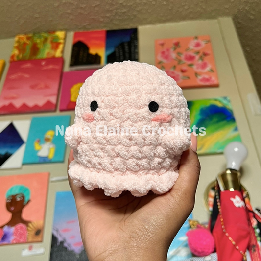 Pink Ghost Plushie