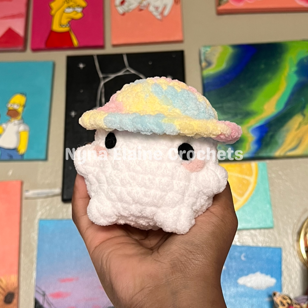 Cotton Candy Mushie Plushie