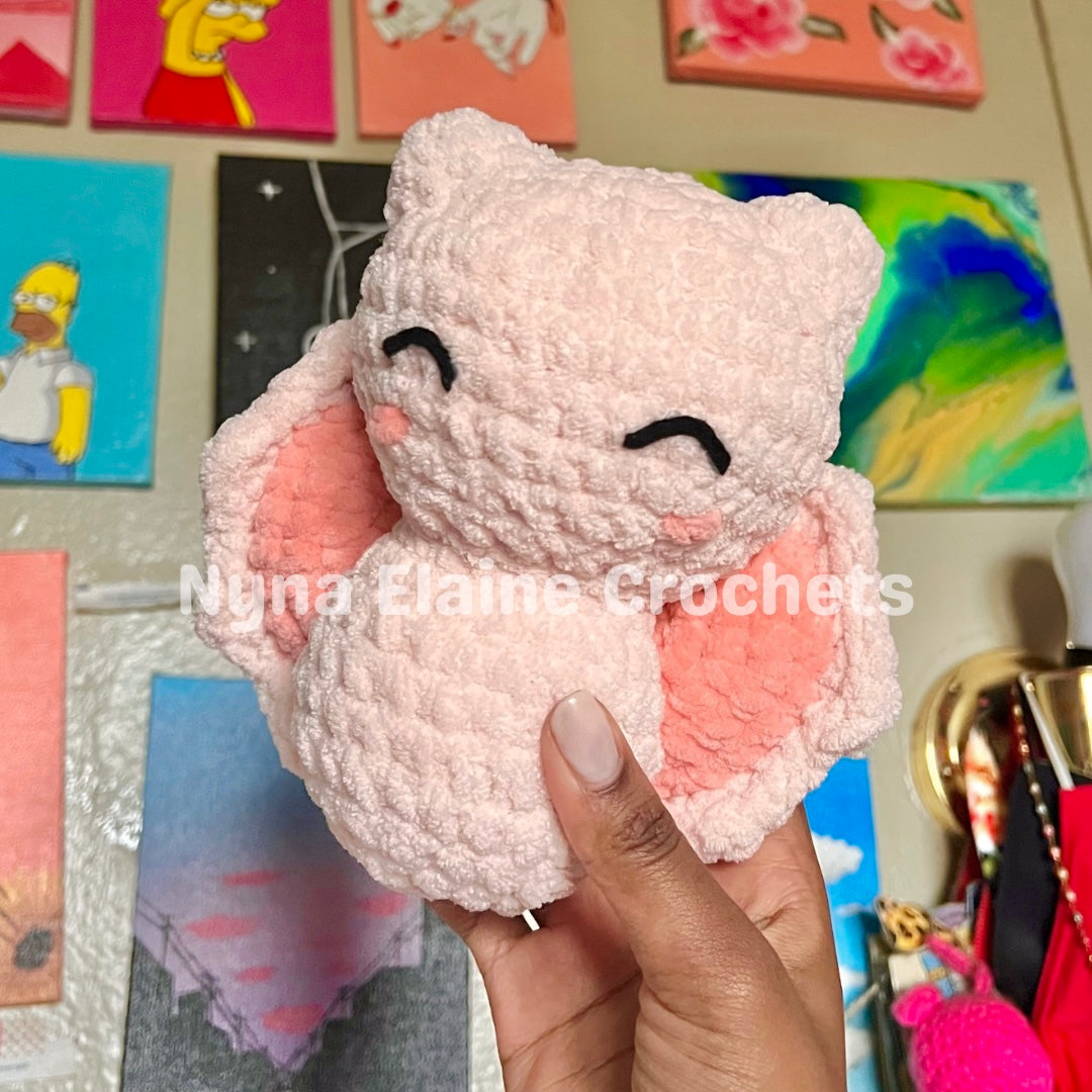 Pink Baby Bat Plushie